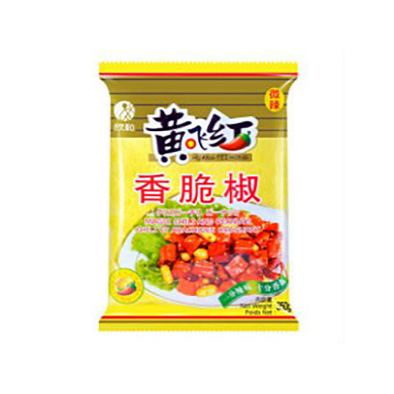 CN Huang Fei Hong Crispy Chili Peanuts 10x350g - Herman Kuijper